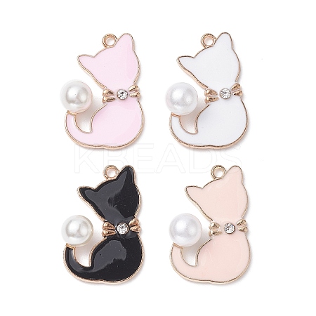 Alloy Enamel Pendants ENAM-T016-33A-1