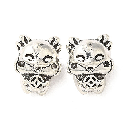 Tibetan Style Alloy European Beads PALLOY-M217-16AS-1