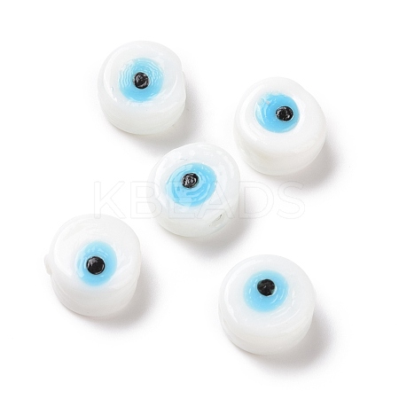 Handmade Evil Eye Lampwork Beads LAMP-E026-02H-1