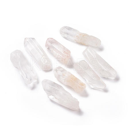 Rough Raw Natural Quartz Crystal Beads G-M376-04A-1