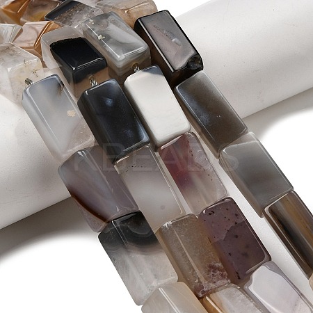 Natural Agate Beads Strands G-F820-G01-01-1