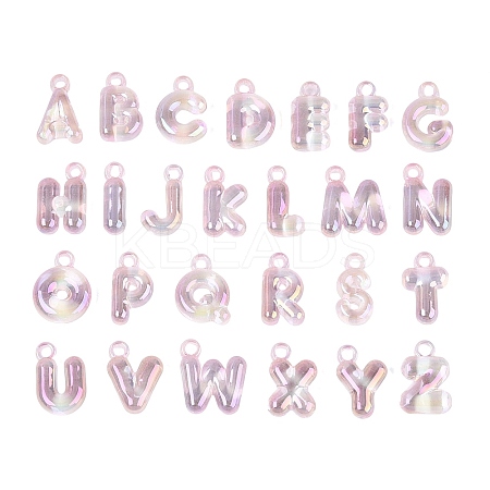 UV Plating Rainbow Iridescent Acrylic Pendants OACR-K003-007E-1