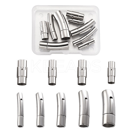 304 Stainless Steel Bayonet Clasps & Magnetic Screw Clasps STAS-YS0001-04P-1