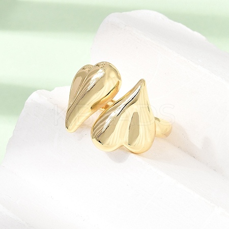 Brass Cuff Open Rings KK-CBA5B62-08G-1