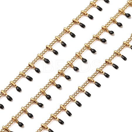 304 Stainless Steel Curb Chains STAS-R100-09A-10-1