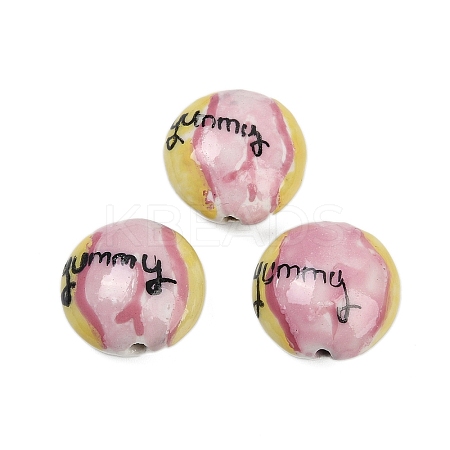 Handmade Porcelain Beads PORC-I029-08E-1