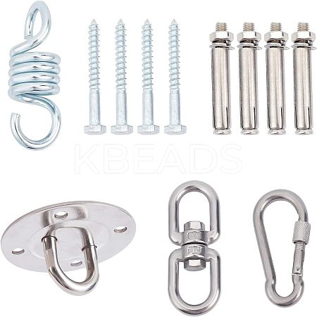 201 Stainless Steel Swing Hook STAS-WH0023-78-1