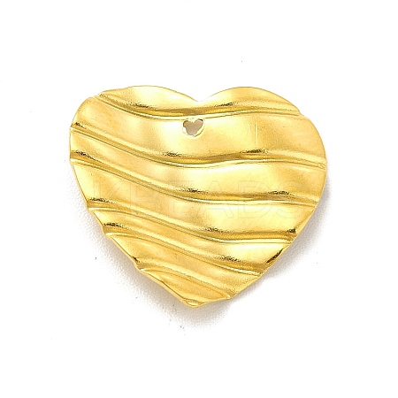 Ion Plating(IP) 201 Stainless Steel Pendants STAS-G296-09G-1