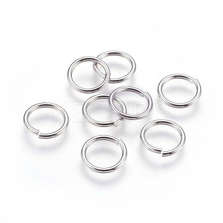 Tarnish Resistant 304 Stainless Steel Saw Cut Open Jump Rings STAS-P212-24P-05-1