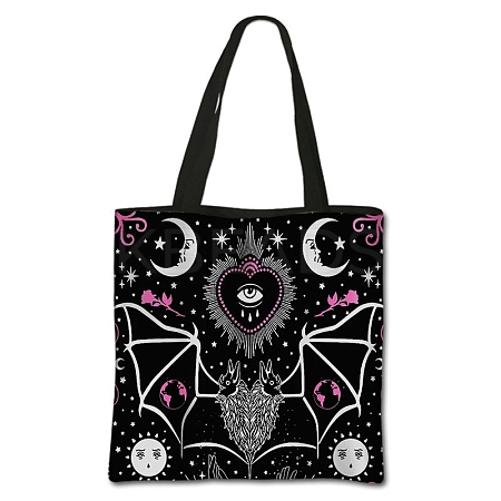 Gothic Printed Polyester Shoulder Bags PW-WG68108-25-1