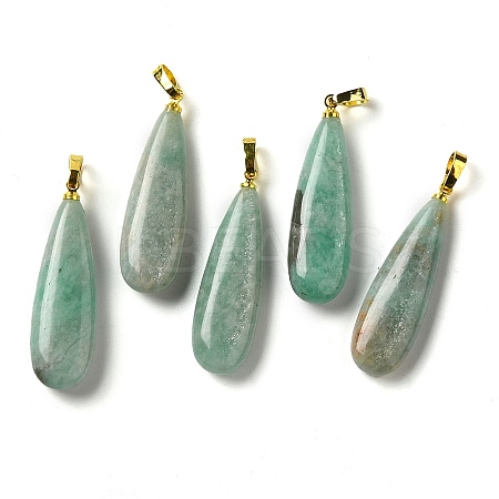 Natural Amazonite Pendants G-Q192-07G-04-1