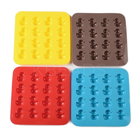 Square with Duck DIY Food Grade Silicone Mold DIY-K075-29-1