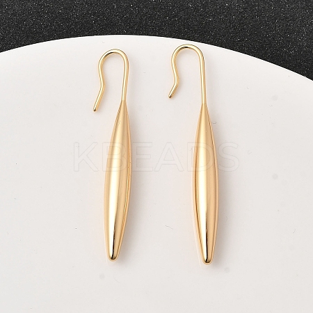 Brass Stick Dangle Earrings for Women EJEW-A154-01B-G-1