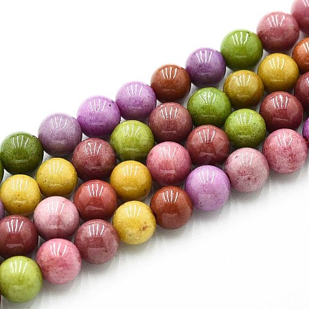Natural Quartz Beads Strands G-N355-6mm-29-1