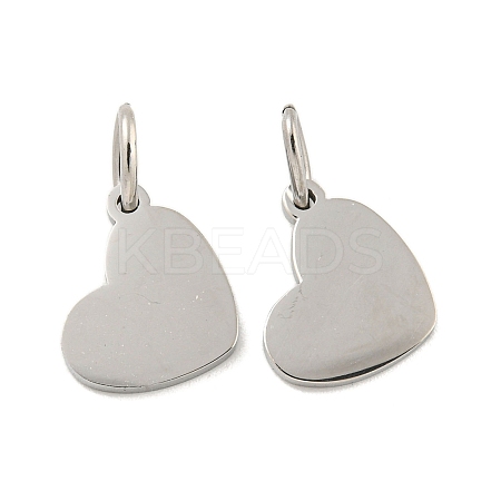 Non-Tarnish 304 Stainless Steel Stamping Blank Tag Mirror Polished Finish Charms STAS-P356-14P-1