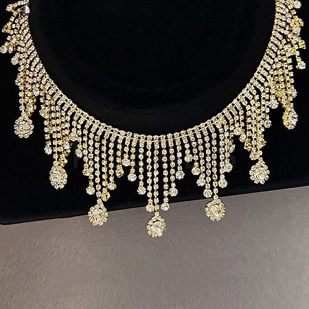 Glass Rhinestone Sewing Ornament Accessories DIY-WH0683-55B-1
