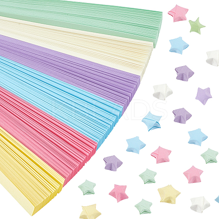 Lucky Star Origami Paper DIY-SC0027-24B-1