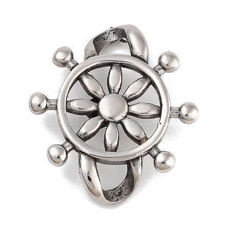 Retro 304 Stainless Steel Helm Links STAS-L274-012AS-02-1