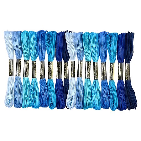 2 Bags 6-Ply Cotton Embroidery Floss DIY-DJ0005-18A-1