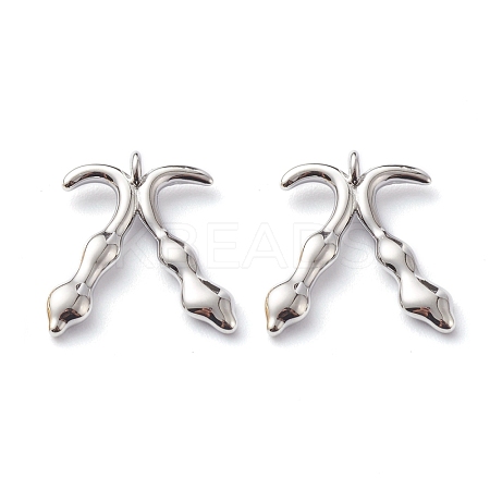 Brass Pendants KK-Z010-19P-1