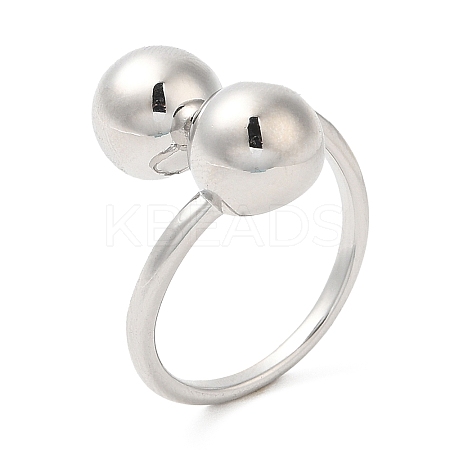 Large Ball Cluster Finger Ring RJEW-A017-01P-1
