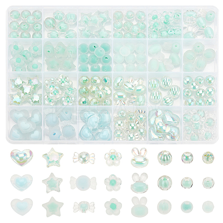 Transparent Acrylic Beads TACR-AR0001-24-1
