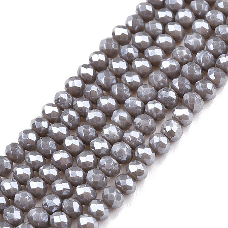 Electroplate Glass Beads Strands EGLA-A044-P2mm-A10-1