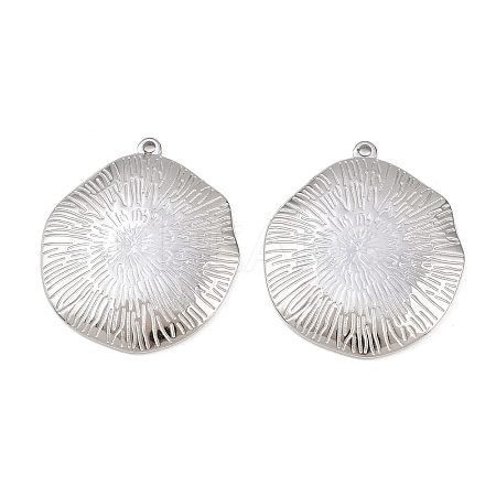 304 Stainless Steel Pendants STAS-P424-03P-1