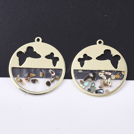Epoxy Resin Pendants RESI-S365-77-1