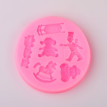 Toy Design DIY Food Grade Silicone Molds LS-AJEW-L054-12-1