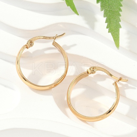 201 Stainless Steel Hoop Earrings EJEW-Q026-17G-A-1