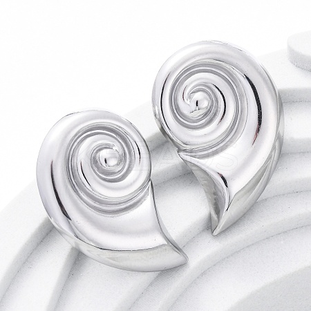 304 Stainless Steel Stud Earrings for Women LS-EJEW-K306-06P-1