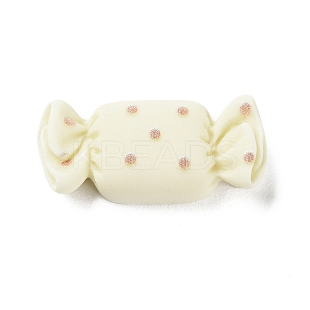 Cartoon Opaque Resin Polka Dot Candy Cabochons LS-RESI-Q218-02D-1