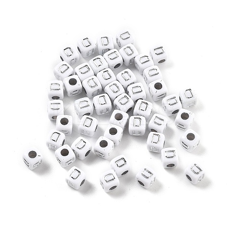 Opaque Acrylic Beads OACR-D282-06D-1