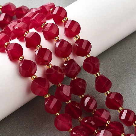 Natural Quartz Dyed Beads Strands G-U023-A02-19-1