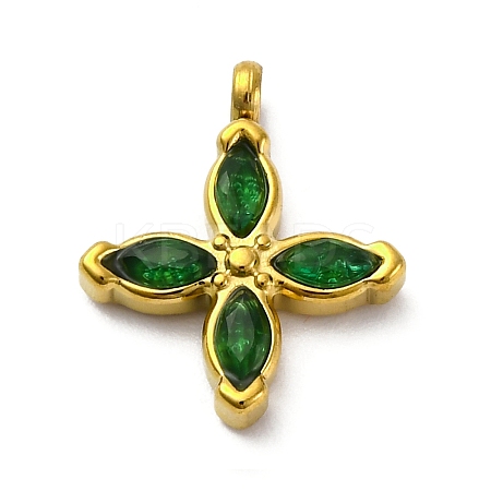 304 Stainless Steel Pendants STAS-C118-01G-05-1