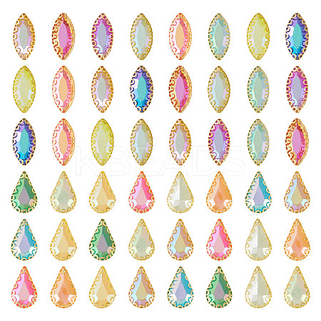 2 Bags 2 Styles Sew on Rhinestones RESI-TA0004-54-1