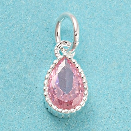 925 Sterling Silver Birthstone Charms STER-G035-01B-04-1
