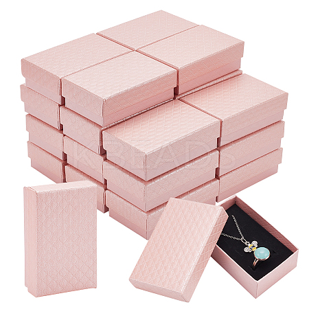 Rectangle Cardboard Gift Box LS-CON-WH0087-97A-1