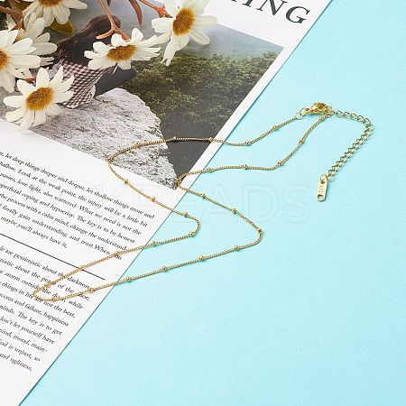 304 Stainless Steel Satellite Chain Necklaces NJEW-JN03552-1