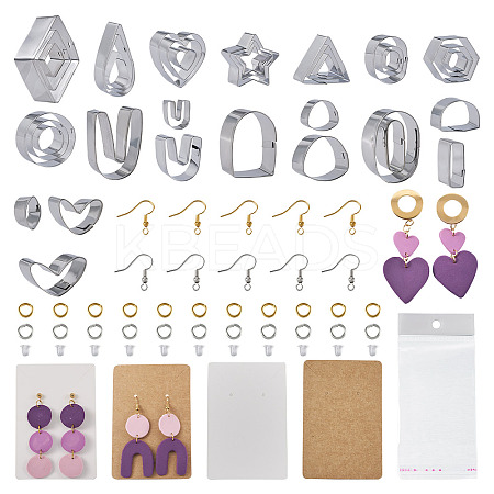 DIY Earring Making Finding Kits DIY-FW0001-22-1