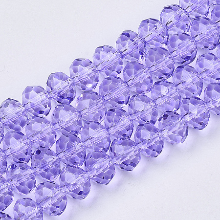 Baking Paint Glass Beads Strands X-EGLA-Q120-E-B01-1