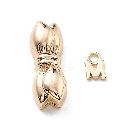 Brass Magnetic Clasps KK-G523-05G-1
