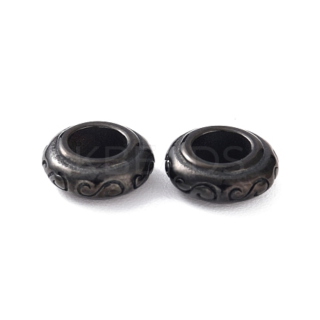 Ion Plating(IP) 304 Stainless Steel European Beads STAS-I069-12B-1