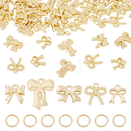 50Pcs Bowknot Alloy Pendants FIND-TA0008-62-1