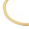 Ion Plating(IP) 304 Stainless Steel Herringbone Chain Bracelet for Men Women BJEW-Q998-01G-2