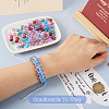 240Pcs 8 Colors Transparent Baking Paint Glass Beads GLAA-TA0001-18-4