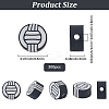 300Pcs Handmade Polymer Clay Beads CLAY-PA0001-31B-2