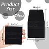 Velvet Jewelry Flap Pouches ABAG-WH0038-43F-2