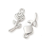 SHEGRACE Brass Rose Charms XGR0164P-105P-2